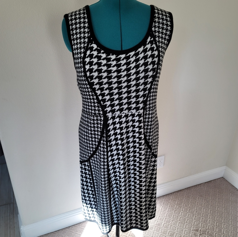 Lane Bryant Sleeveless Houndstooth dress